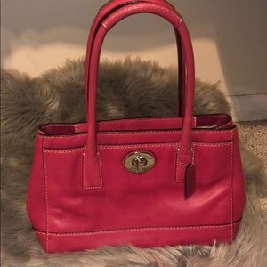 Pink Coach handbag